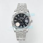 WF Factory Rolex Datejust II Black Dial Fluted Bezel 41MM Jubilee Bracelet